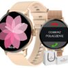 Smartwatch Giewont Różowy GW330-1 + Bransoleta Różowe Złoto