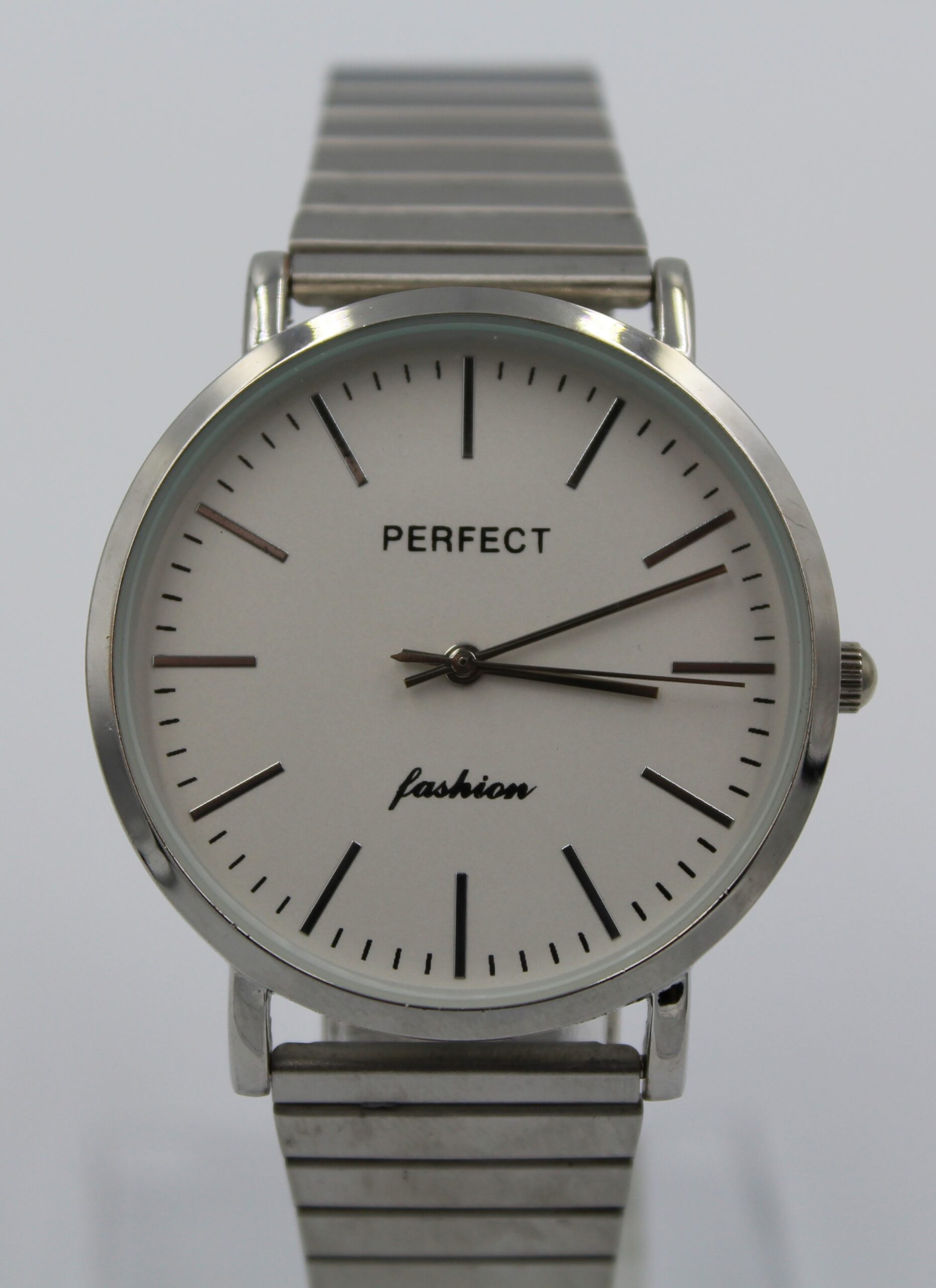 Zegarek PERFECT Damski Strecz E345 Srebrny