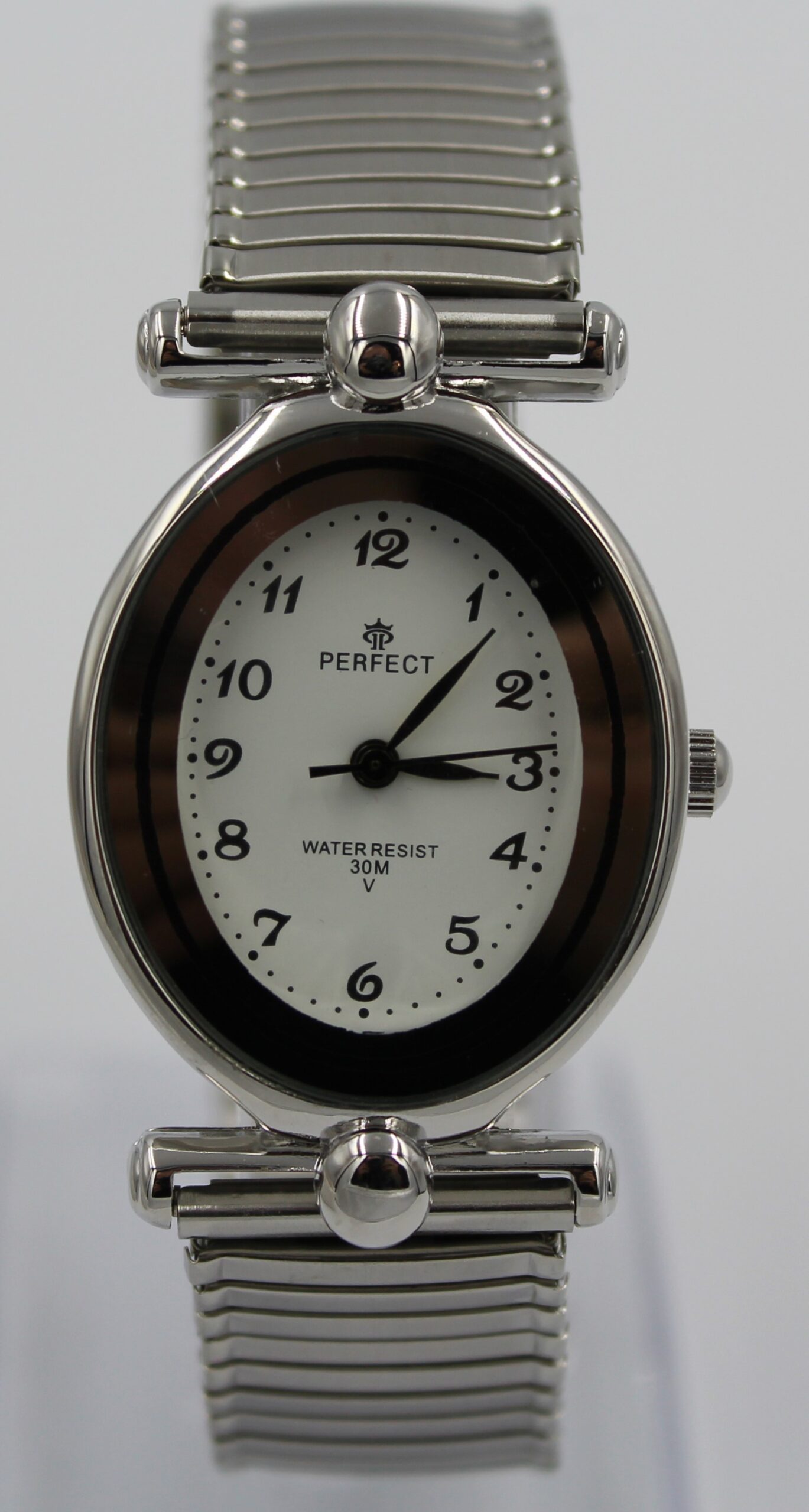 Zegarek PERFECT Damski Strecz G036 Srebrny