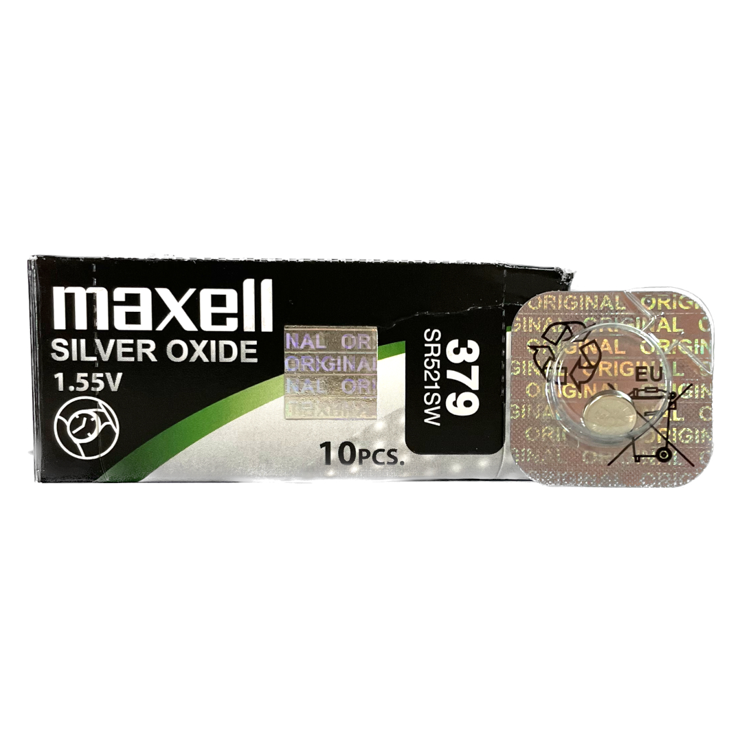 Bateria srebrowa Maxell SR521SW 379 (10szt.)