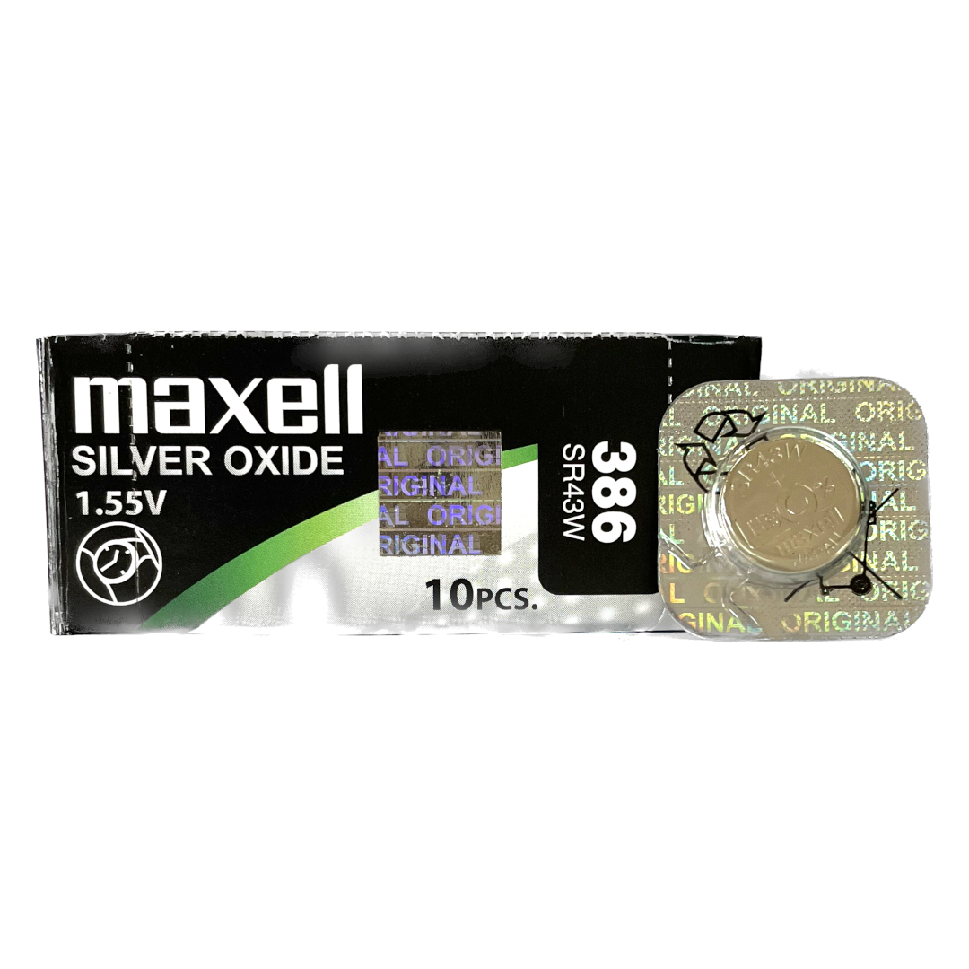 Bateria srebrowa Maxell SR43W 386 (10szt.)