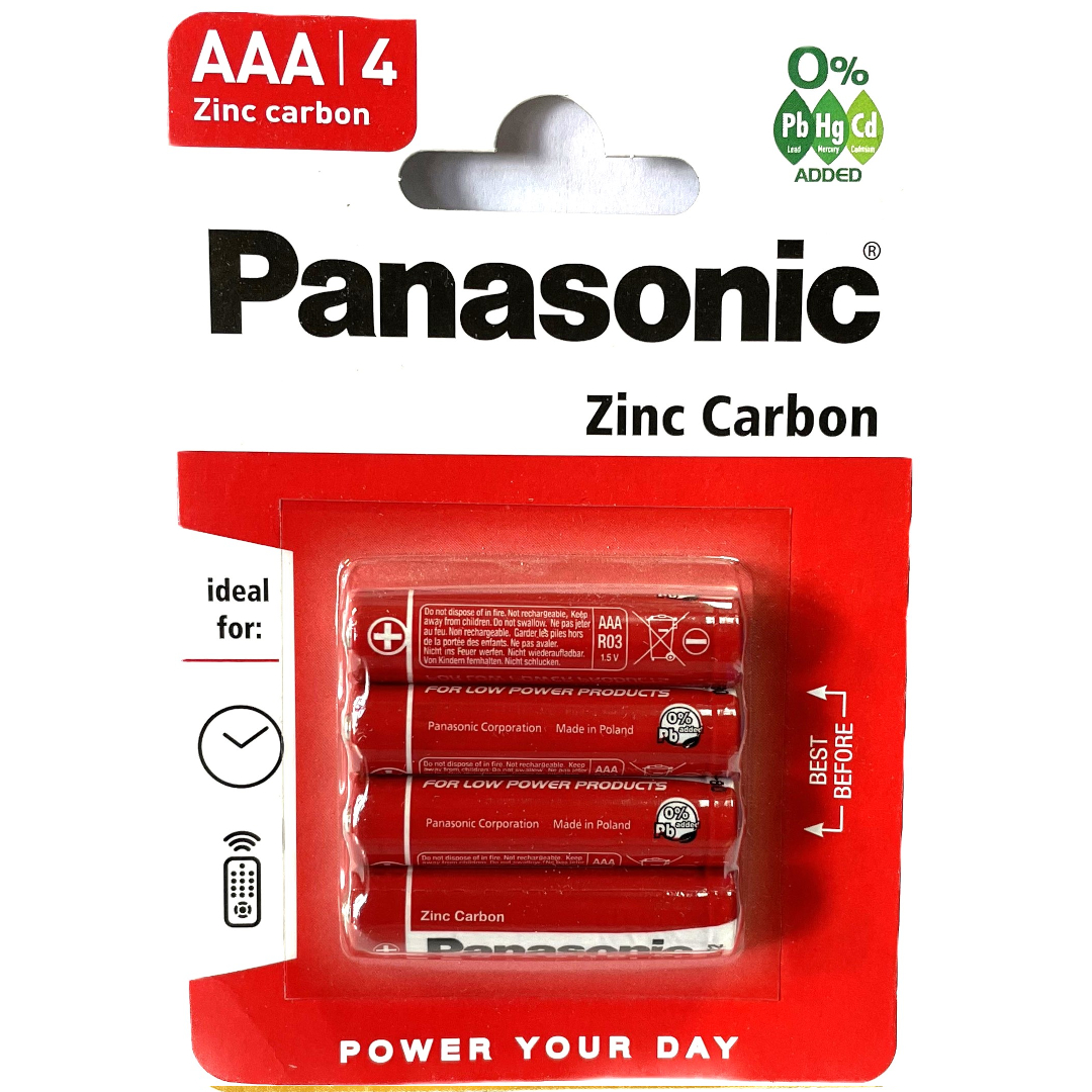 Bateria Panasonic R3 (4szt.)