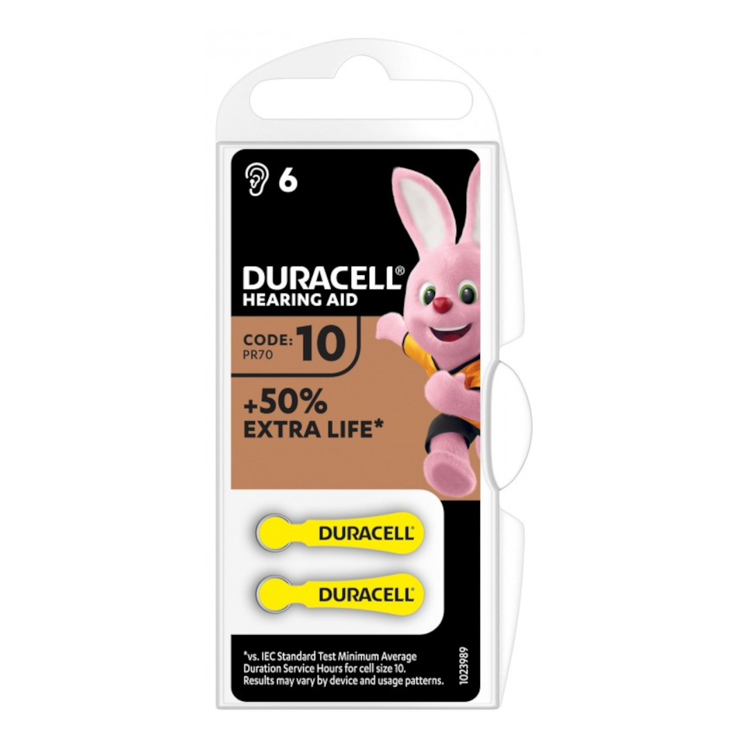 Bateria słuchowa Duracell 10 (6szt.)